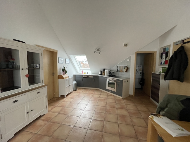 Wohnk�che Dachgeschosswohnung Sulzbach