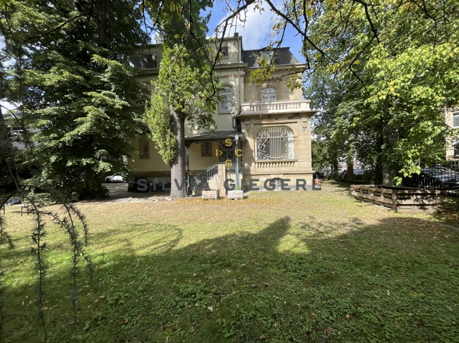 Garten Ansicht B�rohaus Offenbach
